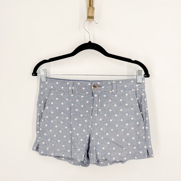 Old Navy Gray and White Bermuda Shorts Polka Dot - Picture 1 of 4